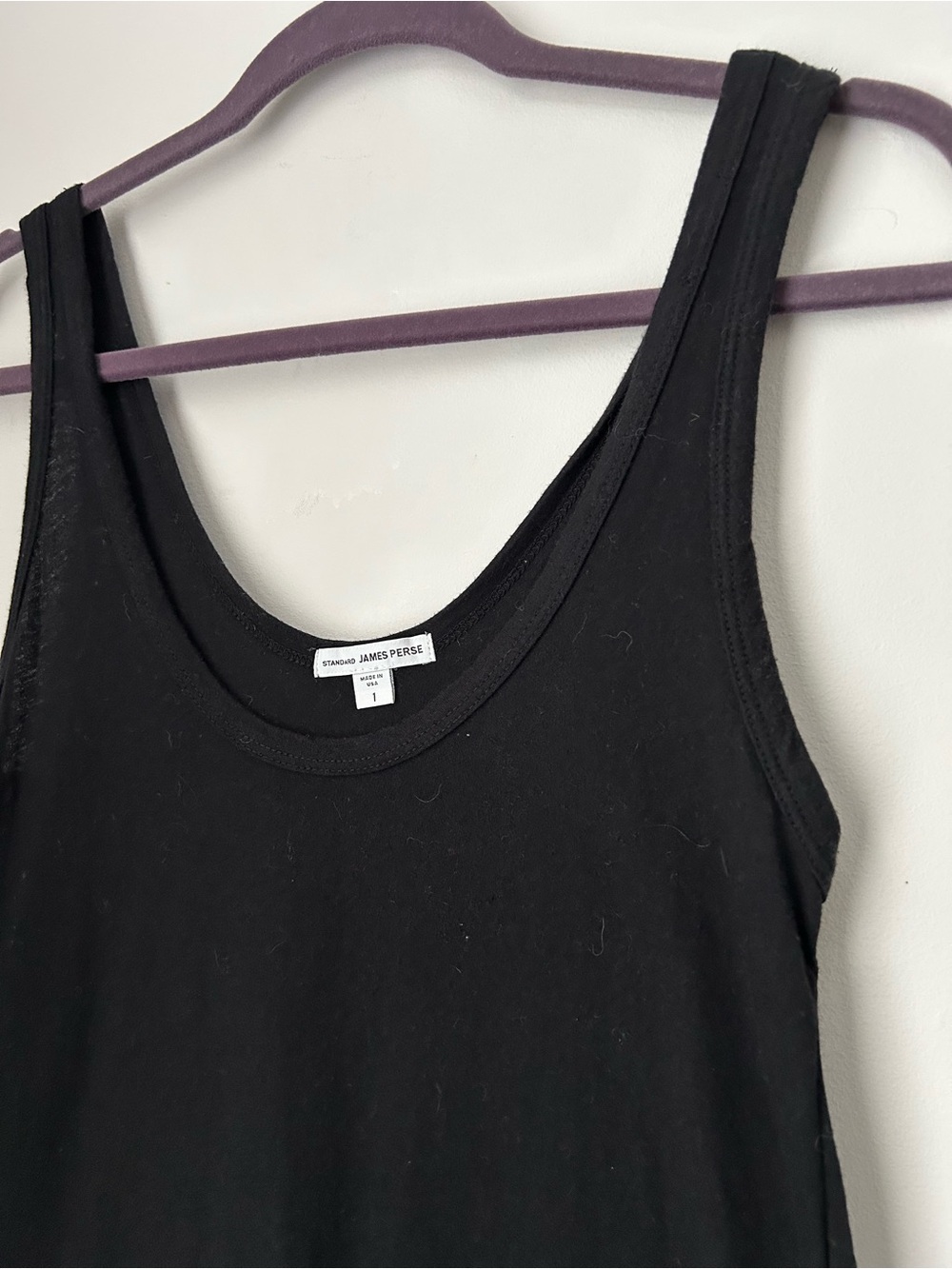James Perse  Black Sleeveless Tank Top - Picture 3 of 6